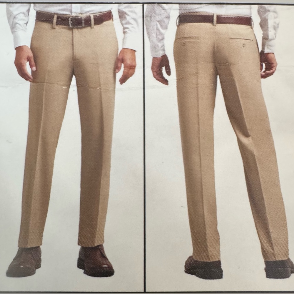NWT Haggar Black Dress Pants Classic Design - Picture 5 of 7